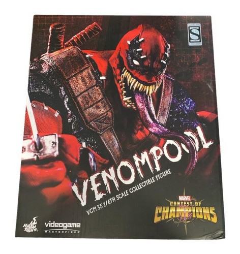 Hot Toys Venompool Vgm35 Contest Of Champions Videogame Fpx