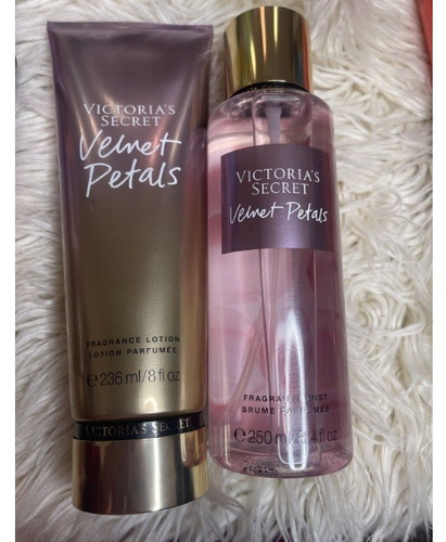 Victoria's Secret Velvet Petals Pack Crema + Colonia