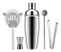 Comprar Juego Coctelera 5 Piezas Coctel Bebida Tragos Cocteleria
