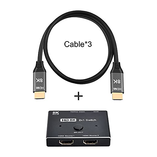 K Hz Hdmi Para Switch Cable In Out Hub Soporte Hdcp Sst