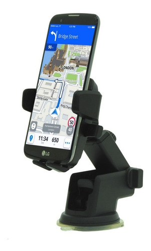 Suporte Celular Gps Carro Veicular Trava Automática Tomate