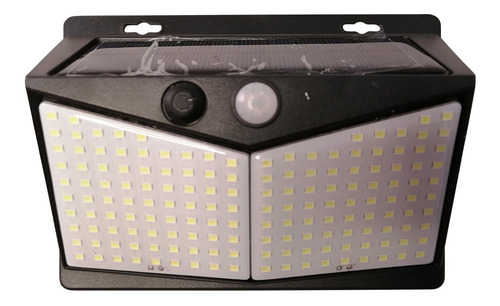 Imagen 1 de 6 de Farol Solar Lámpara Led Exterior Con Sensor Nocturno Ip65