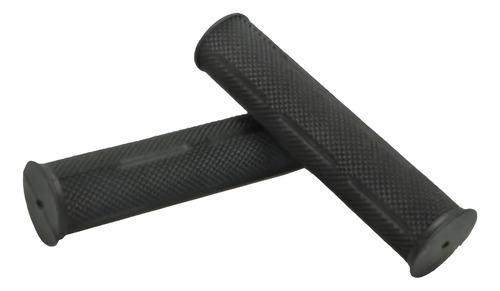 Par Puños De Goma Velo Krato Cerrado P/ Bicicletas Mtb 123mm Negro