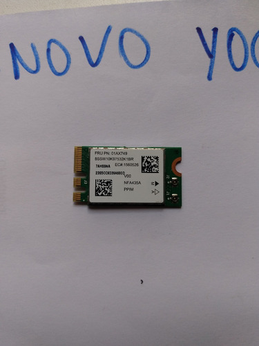 Placa Wireless Do Wi-fi Para Notebook Lenovo Yoga 520 (Usado)