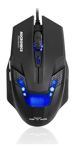 comprar Mouse Gamer Therodactil Micronics Luces Led