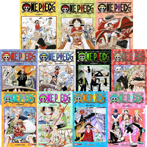 One Piece Manga Panini Pack Incluye 1 2 3 4 5 6 7 8 9 10 11