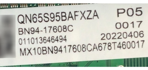 Main Samsung Bn94-17608c / Bn41-03015a Modelo Qn65s95ba Fxza (Usado)