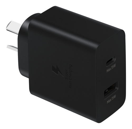 Cargador Carga Rápida 35w Usb-c Usb-a Dual Ports Super Fast