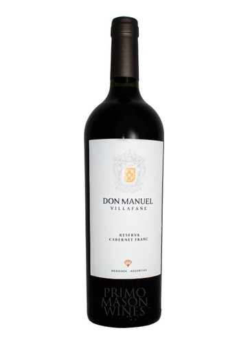 Vino Tinto Cabernet Franc Don Manuel Villafañe Reserva Vinos