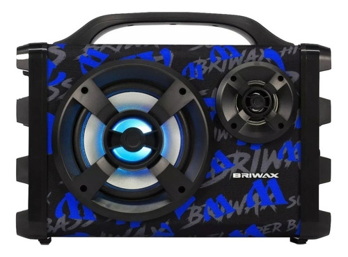 Imagem 1 de 5 de Alto-falante Briwax FBX-112 portátil com bluetooth azul 100V/240V 