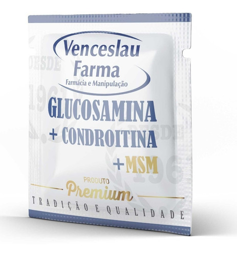 Condroitina 1200mg+glucosamina 1500mg  Msm 500mg Sache C/180