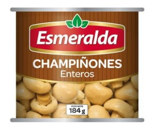 Champiñones Enteros Esmeralda 184gr(3 Unidad)super