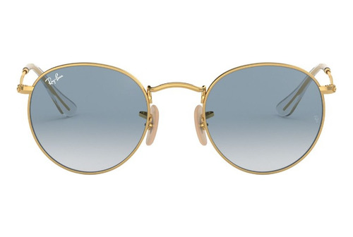 Lentes De Sol Round Metal Dorado Ray-ban Rb3447n0013f