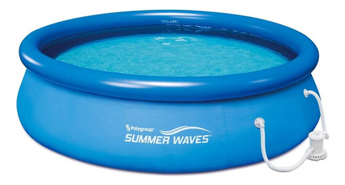 Summer Waves 10 X 30 Quick Set Piscina Sobre El Suelo Con Si