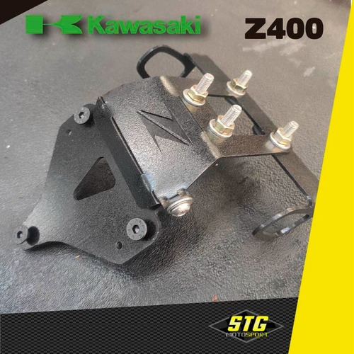 Imagen 2 de 4 de Portapatentes Fender Rebatible Stg Kawasaki Z400 Ninja400