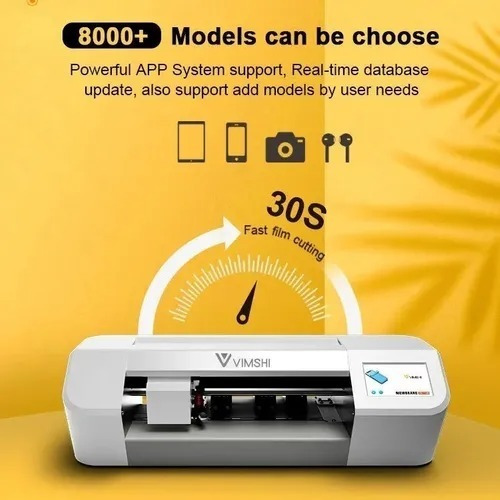 Imagen 7 de 10 de Plotter De Corte Hidrogel Vimshi + 20 Láminas Frontales