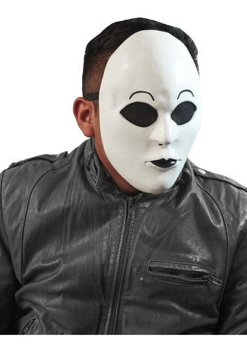 Imagen 1 de 1 de Máscara De Látex Creepypasta Blanca White Mask Mask