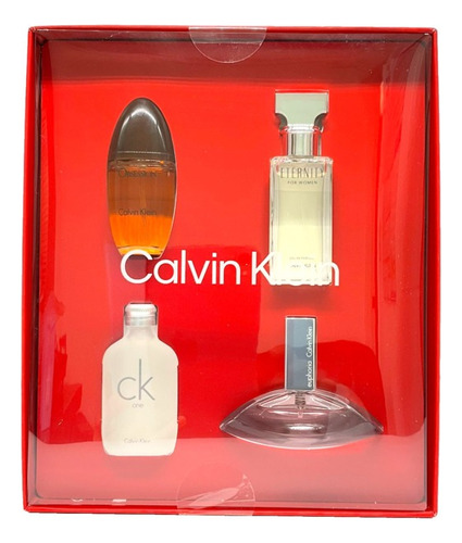 Set De Regalo De Mini Fragancias Calvin Klein Para Mujer