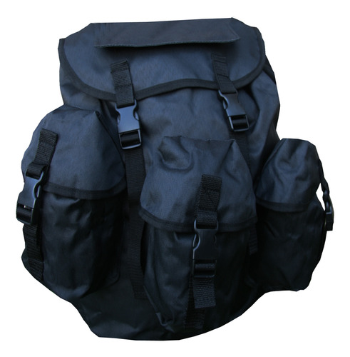 Mochila Comando 45 Litros - Negra -simil Cordura