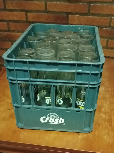 Cajón Antiguo De Gaseosa Crush Bebidas (Usado)