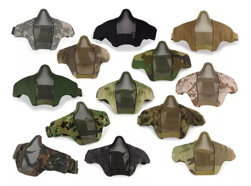 Máscara Proteção Airsoft Tático Full Face Skull Lente Metal Telado NTK -  PraMil Artigos Militares