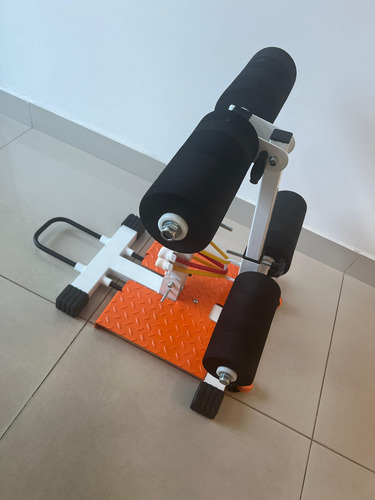 Extensora Portátil Fisio Leg Com Cargas Elásticas Branco