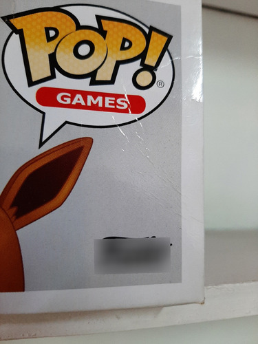 Funko Pop! Games Pokemon Eevee Flocked 577 Detalles (Usado)