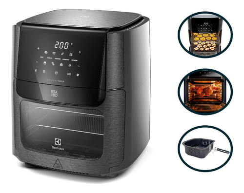 Airfryer Eaf90 Experience Digital 12l 1700w Electrolux 127v