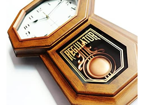 Mini Reloj De Pared De Péndulo Antiguo Clásico, Textura De B