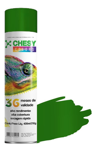 Tinta Spray Chesy Verde Claro 210g 400ml Chesiquimica