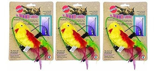 Juguete - Ethical A-door-able Plush Bird Cat Toy With Feathe