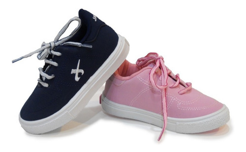 Zapatillas Jaguar Kids - Blanca,azul Y Rosa - Niño/niña