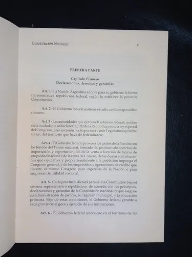 Constitución Nacional República Argentina 1994 Panamericana