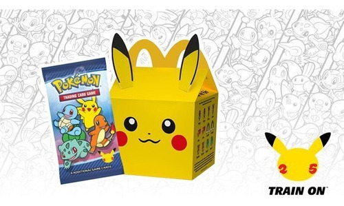 Pikachu Card Foil Pokémon 25 Anos Mc Donald's 2021...