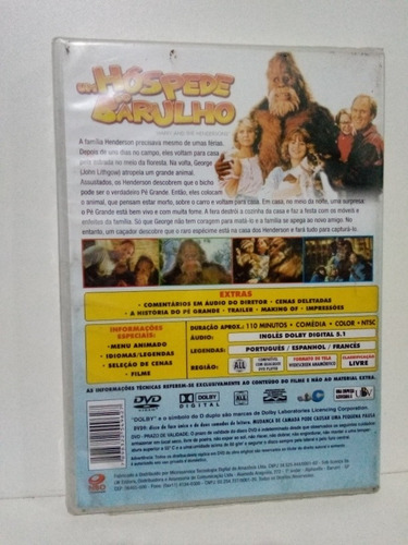 Dvd Um Hóspede Do Barulho, Lacrado