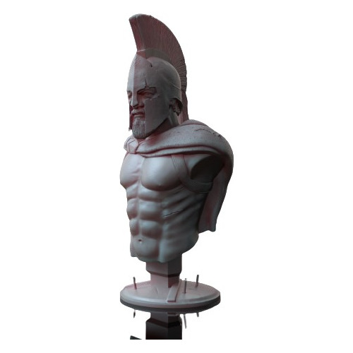 Figura Leonidas Modo Batalla Pelicula 300