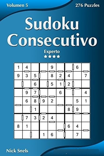 Libro : Sudoku Consecutivo - Experto - Volumen 5 - 276... 