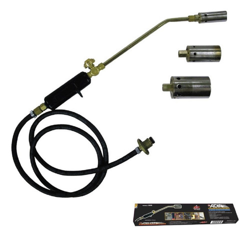 Soplete Con Manguera Para Gas Adir 800 Con 3 Boquillas