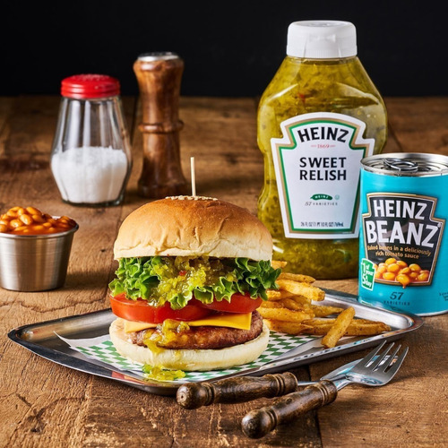 Aderezo Sweet Relish Heinz 375gr. Origen Usa Pack X6