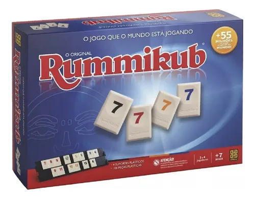 Rummikub Jogo De Tabuleiro Grow 2090