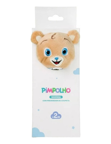 Naninha Menino Menina Prendedor Chupeta Bichinho Pimpolho Cor Urso