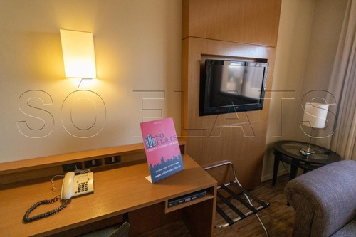 Imagem 5 de 15 de Apartamento Mobiliado No Apart-hotel The World, Para Investimento Na Vila Olímpia - Sf31615