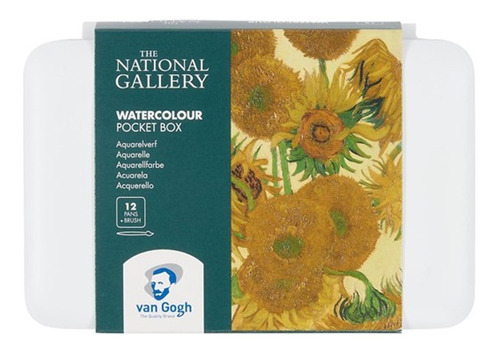 Set 12 Acuarelas Van Gogh National Gallery Pastillas Pocket
