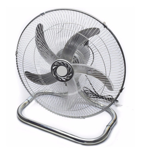 Ventilador 3 en 1 Winco W118 negro con 5 palas color gris de aluminio, 18" de diámetro 220 V