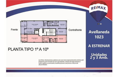 Imagen 29 de 30 de Dpto 2 Amb. En Venta Con Balcón Terraza A Estrenar