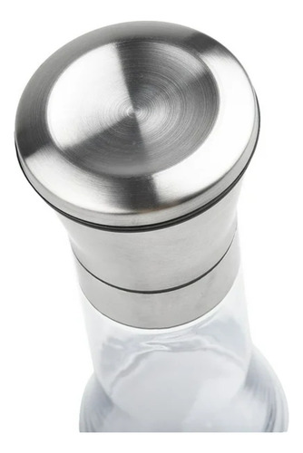 Moedor De Pimenta Temperos Em Grãos Ajustável Inox
