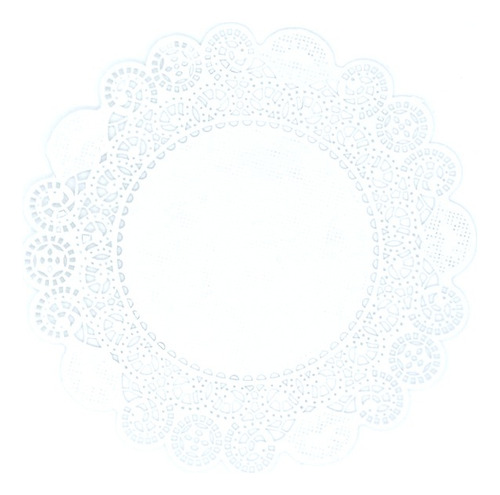 Blonda Papel Redonda No. 4 (10 Cm) Blanca 1000 Pz