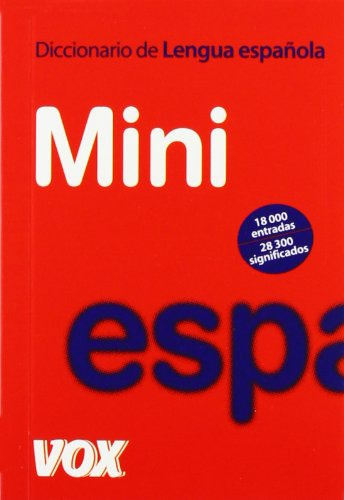 Libro Mini Diccionario De La Lengua Española De Vox Ed: 1