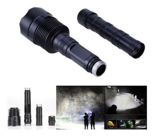 Imagen 3 de 5 de Táctico Policial 5 X Xml T6 5modes 55000lumens Led Linterna