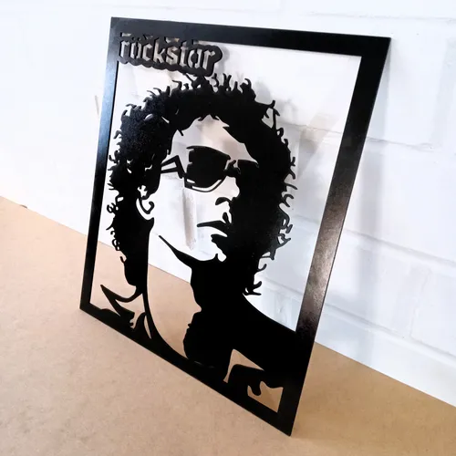 Gustavo Cerati Soda Stereo - Cuadro Madera | Cuotas sin interés